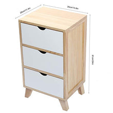 Hyjgjzjh Comodino Con 3 Cassetti Comodino Facile Indtallation Per Interno Camera Da Letto Semplice