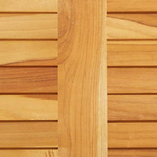 Tavolo da Bar 120x60x105 cm in Legno Teak e Acciaio Inox