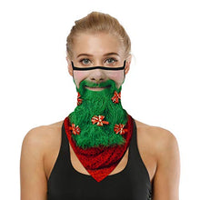 Amosfun 4 Pezzi Bandane per Il Viso di Natale Ghette per Il Collo Sciarpa per Il Viso Senza Cuciture Passamontagna Copriletto per Il Viso con Anelli per Le Orecchie per Adulti Uomini