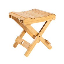 SANGDA Sgabello pieghevole in bambù, in legno, per bagno, doccia, casa, portatile, pieghevole, per la doccia, da barba e doccia, per giardino, bagno, balcone, spa