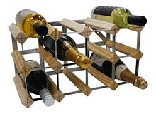 DS Wineware - Portabottiglie per 12 bottiglie 4 x 2 cm, completamente assemblato, in pino naturale certificato FSC