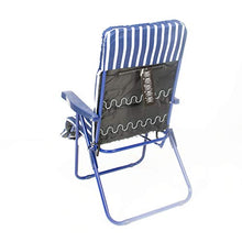 CREVICOSTA QUALITY MARK MARCA DI QUALITY SEDIA RELAX ELEGANTE BLU 12005, Metallo, Verde