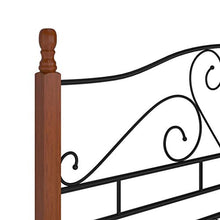FAMIROSA Giroletto Nero in Metallo 160x200 cm-4936