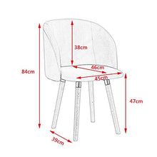 WOLTU Coppia Sedie per Sala da Pranzo con Schienale Poltroncina per Camera da Letto in Velluto Rosa BH121rs-2