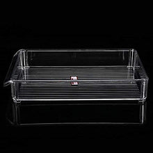 Rockyin Cucina Frigo Storage Box Scorrevole di plastica congelatore Cold Storage di economia di Spazio Rack (6138-Samll)