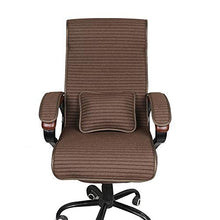 eewopjkj Cuscini per Sedia da Ufficio Cuscini Cuscino per Sedia Monopezzo Cuscino per Sedia a Dondolo Cuscino per seggiolino Auto da Ufficio Poltrona da Giardino Ufficio-Marrone-b 50x130 cm (20x51 p