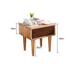Xiuhua Comodino - camera da letto moderna semplice in legno massello con armadio di stoccaggio a cassetti multi-funzione di economia di stoccaggio e mobili di protezione ambientale, dimensioni: 49,8x4
