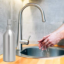 ffu Dispenser di sapone, 700 ml in acciaio inox disinfettante per mani, utilizzato in cucina e bagno