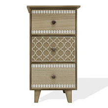 Rebecca Mobili Comodino, Legno, 56,5 x 30 x 25 cm