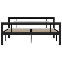SKM Giroletto Nero e Bianco in Metallo 140x200 cm
