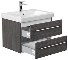 Mobile bagno con lavabo Villeroy & Boch Subway 2.0 65cm antracite venato