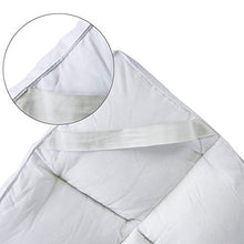 Bedecor Materassino in Poliestere di Microfiber di Alta qualità, Morbido, antiallergico, Facile da Pulire, Bianco 120x200cm