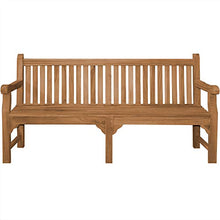 Teako Design Belluno - Panchina in legno massiccio di teak, larghezza 180 cm