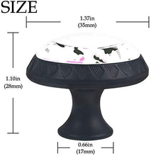 Modello colorato tessuto mimetico Pomelli per Porta Set di 4 Pomelli per Mobili Manopole per Cassetti Cucina Armadio Vetro