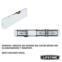 Lifetime 80305, Panca Pieghevole a metà, 1,8 m, Bianca