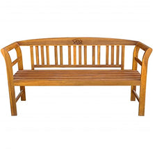 vidaXL Panchina da Giardino 120 cm in Legno Massello d'Acacia