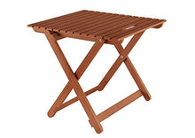 Sedia a Sdraio a Righe Bianco-Rosse con braccioli in Faggio con Parasole e tavolino 10-314ST