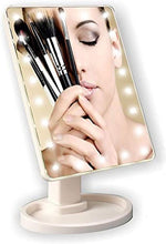LBWARMB Trucco Specchio con luci Specchio per Il Trucco Makeup 22 LED 360 e degrado Specchio cosmetico da Tavolo con Schermo Touch Screen (Dimensioni: 6.7x10.6x6.2 in) per Il comò da Bagno