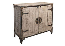 MASSIVMOEBEL24.DE Tokyo #204 Comó in Legno di Mango e Ferro - Laccato/Marrone 90x40x85