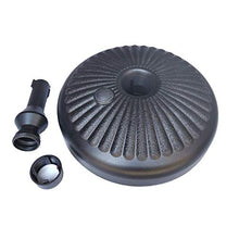 Junean Supporto per ombrellone, Base per ombrellone Rotonda, Vestito per palo per ombrellone Diametro 38mm per Giardino
