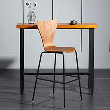 XIAOQIAO Sgabelli da Bar, sgabelli da Bar ad Altezza Fissa 75 cm, Sedia, Schienale ergonomico e Confortevole e Gambe in Metallo Resistenti e durevoli