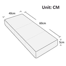 MZBZYU Cuscino per panche 60x40x5cm Comodo e Versatile per panchine da Giardino Balcone terrazza, 2 o 3 posti