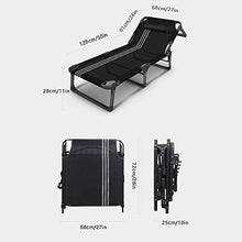 KaidanFolding Outdoor Camping COT Folding Bed ， Folding Bed Single ， Portable Folding Bed Home Office Single Bed Simple Siesta Bed Adult Siesta Camp Bed Multifunzionale Recliner