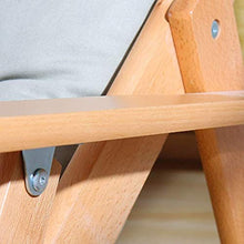 LLSS Recliner Sedia a Sdraio in Legno massello per Il Tempo Libero all'aperto Sedia a Sdraio per Balcone Sedia da Giardino Sedia a gravità Zero Sedia a Sdraio per Esterni Sedi