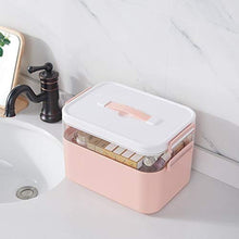 WBCY Medicina Box Portatile Semplice Caso Segreto di Bellezza Organizzatore