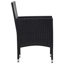 Set mobili da Giardino 4 posti, Set Mobili da Giardino con Cuscini in Polyrattan, 1 x Divano a 2 posti + 2 x Poltrone + 1 x Tavolino da caffè + 3 x Cuscini per la Seduta - Arredi Casa