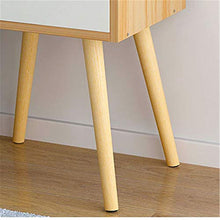 Comodini Comodino Effetto rovere bianco chiaro con gambe affusolate Comodino con cassetto Tavolino contenitore multiuso Comodino con cassetto ( Colore : Beige , Dimensione : 33*29*42cm )