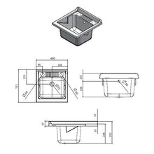 LAVATOIO CR KIT SERIE JUNIOR L50XP50XH85 COMPLETAMENTE IN RESINA MADE IN ITALY