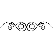 T-MK366 - Adesivi per testiera del letto, 26 x 140 cm, colore: Nero