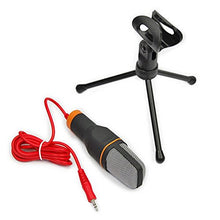 SaySure - Wired Stereo Condenser Microphone with Holder Clip