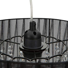 Ranex Lampadario Smartwares 6000.151 Amy – Tessuto – Nero