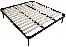 Rete A DOGHE 140x190 Letto Matrimoniale Francese con Doppia Barra di Rinforzo in Ferro