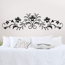 T-MK351 - Adesivi per testiera del letto, 39 x 140 cm, colore: Nero