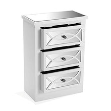 BigBuy Home Cassettiera, Legno Compensato, Bianco, único