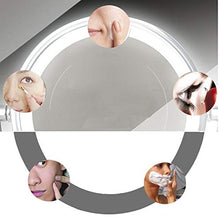 SPPTY Specchio a Doppia Faccia da controsoffitto Specchio ingranditore a Rotazione HD a 360 ° (5 Pollici/Nero Opaco)