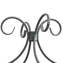 SKM Letto a Baldacchino Grigio in Metallo 90x200 cm (22.8kg)