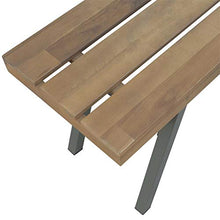 BIGTO - Panca da Giardino in Legno di Acacia Massiccio, 120 cm
