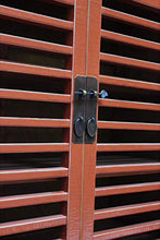 Asien Lifestyle Grande armadio in legno massiccio (214 cm) in design moderno