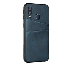 Custodia in poliuretano per Samsung Galaxy A40, colore: blu