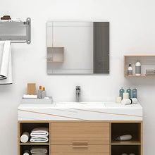 vidaXL Specchio da Parete Specchiera a Muro Elementi Decorativi per la Casa Decorazioni Murali Complementi di Arredo 60x50 cm in Vetro