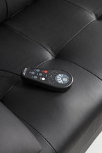 ECO-DE Divano letto con funzione massaggio BELLAGIO Color Nero Con Ottomana ECO-8220