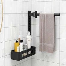 DZHTWSRYGR Bathroom Corner Shelf Bathroom Shelves, Bathroom Wall-Mounted Perforation-Free Storage Rack
