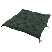 Maalr Cuscino Imbottito per Panca da Giardino, Cuscino con Schienale per Panca, Soffice e Comodo - per Panchine da Giardino e Dondoli, 100*100*10cm (Verde Scuro)