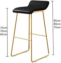 LWW Sgabelli, Nordic Bar semplice sedia creativa Sgabelli, Moda alto sgabello Sgabelli semplici per Kitchen Bar,A,65 cm