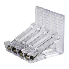Tovaglia in plastica con clip per tovaglia, da giardino, picnic, 4 pezzi