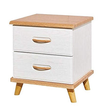 Comodino Comodino semplice nordico Moderno e minimalista Assemblaggio economico Comodino Camera da letto Due cassetti Armadietto angolare Facile Armadietto Tavolino multiuso Per la camera e l'ufficio